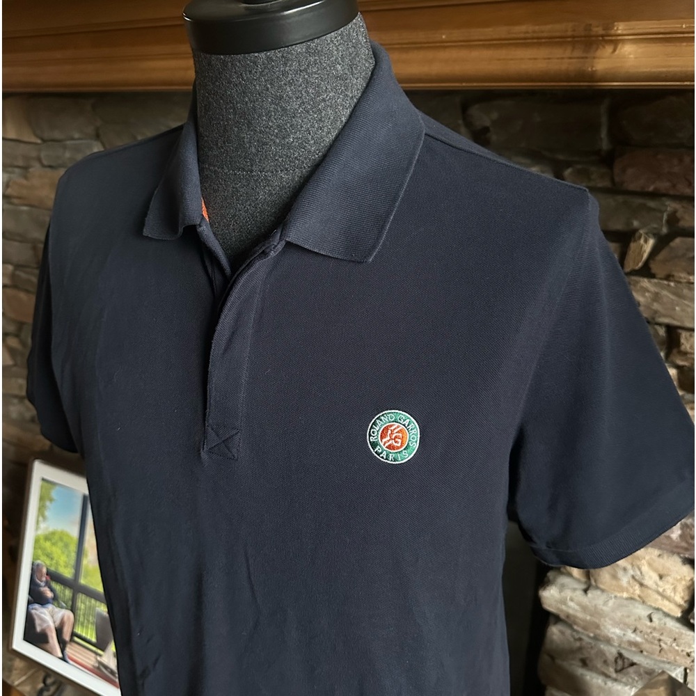 ROLAND GARROS 🎾 Men’s Navy Cotton Official Licensed Polo Shirt - Size XL